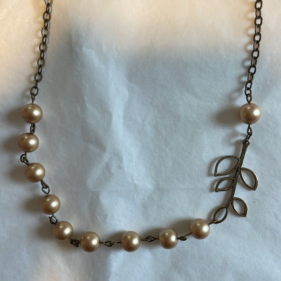 Bird and Leaf Necklace and Bracelet Set - Picture 3 of 6